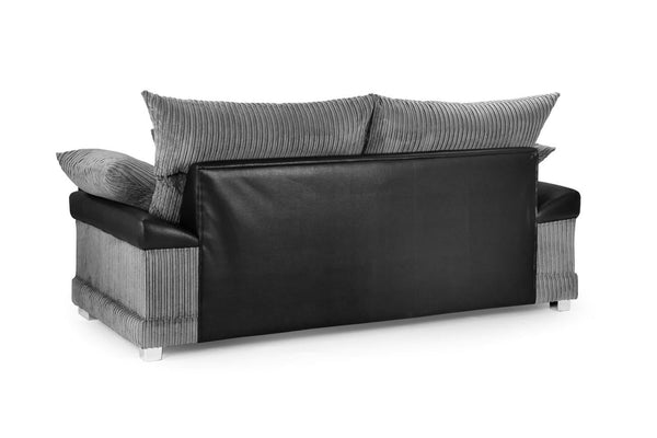 Logan Sofa
Black/Grey 3 Seater