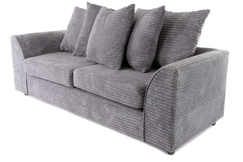 Byron 3 + 2 Seater Sofa Grey Cord