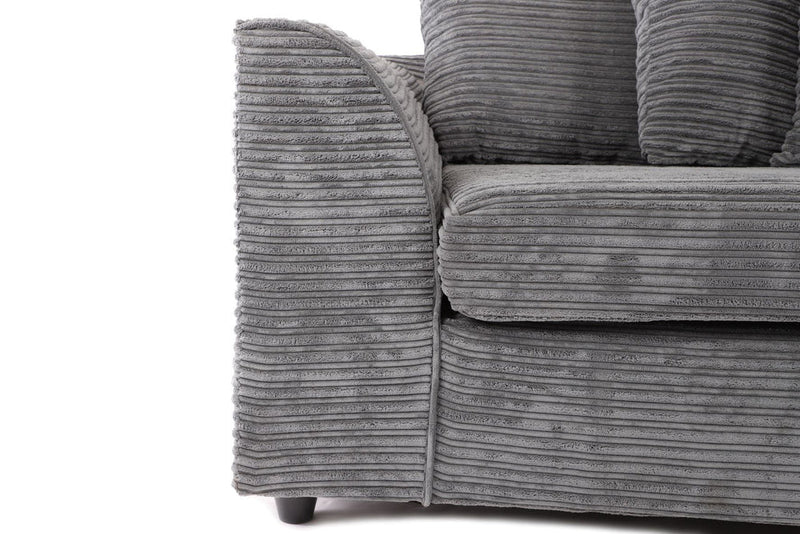 Byron 3 + 2 Seater Sofa Grey Cord