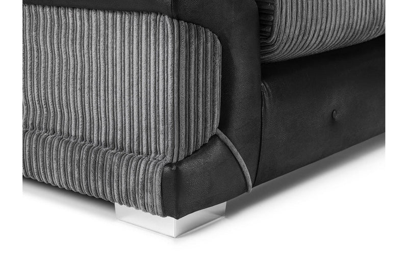 Logan Sofa
Black/Grey Large Corner.