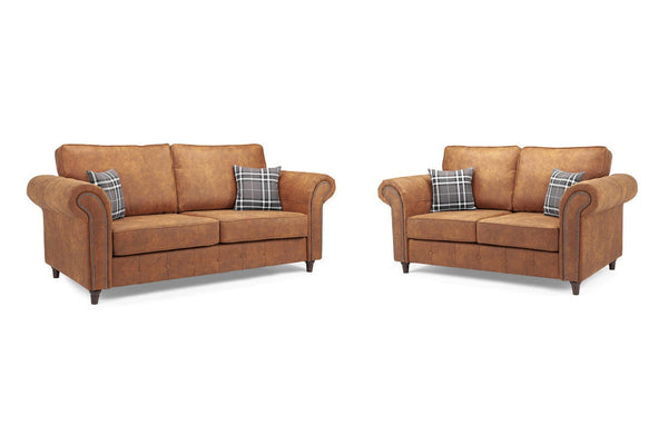 Oakland Sofa Tan 3+2 Set